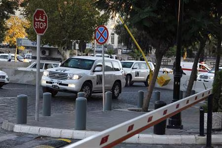 Chuyên gia Liên Hợp Quốc bắt đầu tiêu hủy vũ khí hóa học ở Syria ảnh 1 Chuyên gia Liên Hợp Quốc bắt đầu tiêu hủy vũ khí hóa học ở Syria ảnh 1