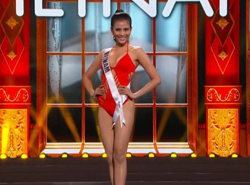 Trương Thị May tự tin diễn bikini tại bán kết Miss Universe 2013 ảnh 2 Trương Thị May tự tin diễn bikini tại bán kết Miss Universe 2013 ảnh 2