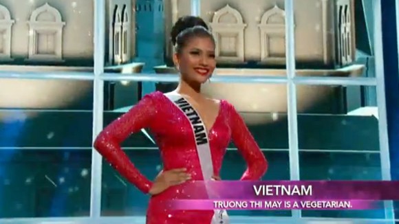 Trương Thị May tự tin diễn bikini tại bán kết Miss Universe 2013 ảnh 11 Trương Thị May tự tin diễn bikini tại bán kết Miss Universe 2013 ảnh 11