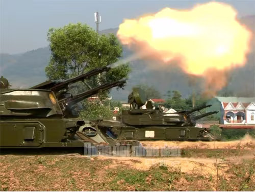 Hệ thống pháo phòng không Việt Nam khai hoả diệt mục tiêu ảnh 2 Hệ thống pháo phòng không Việt Nam khai hoả diệt mục tiêu ảnh 2