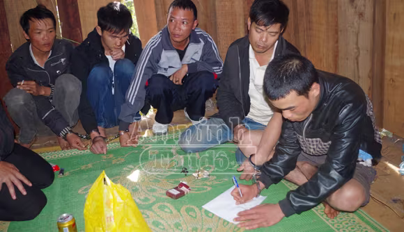 Mở xới bạc tại xưởng cưa ảnh 1