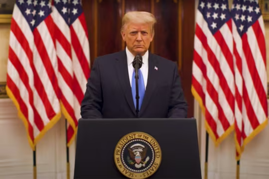 Tổng thống Mỹ Donald Trump phát biểu tạm biệt trước khi kết thúc nhiệm kỳ Tổng thống Mỹ Donald Trump phát biểu tạm biệt trước khi kết thúc nhiệm kỳ