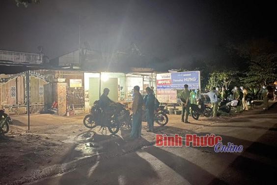 Hiện trường vụ án. (Nguồn: baobinhphuoc) Hiện trường vụ án. (Nguồn: baobinhphuoc)