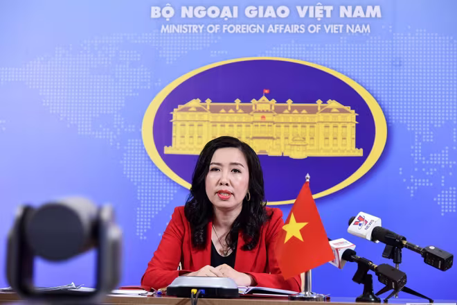 Người phát ngôn Bộ Ngoại giao Việt Nam Lê Thị Thu Hằng
