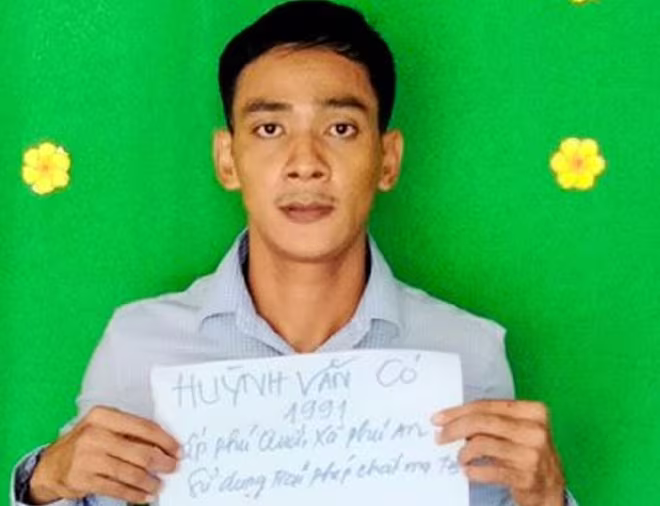 Huỳnh Văn Có tại cơ quan công an. Ảnh: VNE Huỳnh Văn Có tại cơ quan công an. Ảnh: VNE