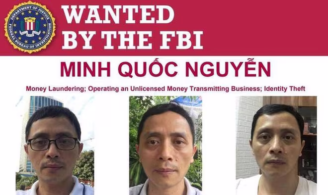 FBI truy nã công dân người Việt, Minh Quốc Nguyễn. Ảnh: FBI. FBI truy nã công dân người Việt, Minh Quốc Nguyễn. Ảnh: FBI.