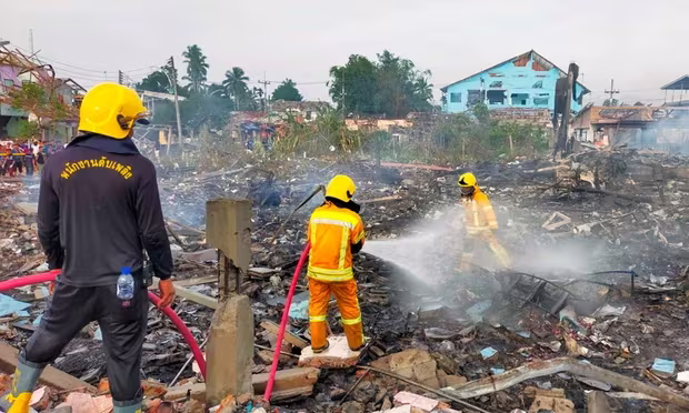 Hiện trường vụ nổ