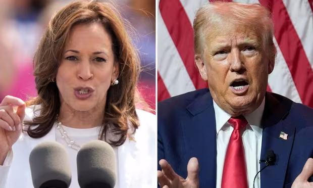 Phó Tổng thống Mỹ Kamala Harris và cựu Tổng thống Donald Trump Phó Tổng thống Mỹ Kamala Harris và cựu Tổng thống Donald Trump