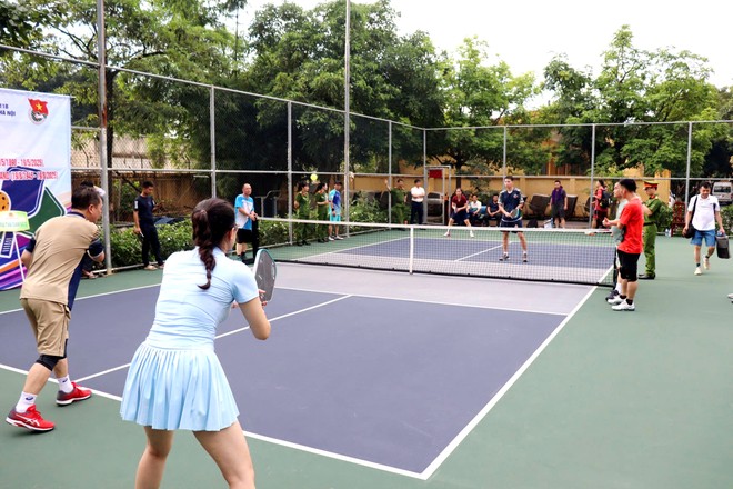 Các trận đấu Pickleball sôi nổi diễn ra
