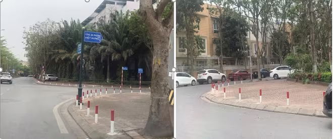 Ngoài việc cắm cọc tại các điểm cua, UBND quận Long Biên sẽ cấp phép trông giữ phương tiện Ngoài việc cắm cọc tại các điểm cua, UBND quận Long Biên sẽ cấp phép trông giữ phương tiện