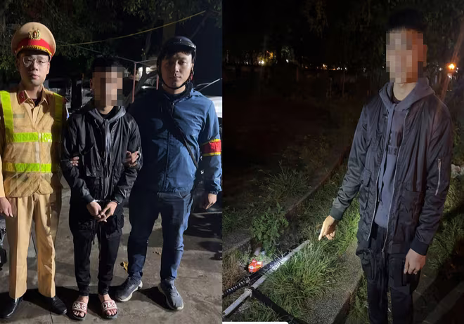 Đối tượng V.T.Đ. khai nhận, cả nhóm mang theo 3 thanh kiếm đi giải quyết mâu thuẫn Đối tượng V.T.Đ. khai nhận, cả nhóm mang theo 3 thanh kiếm đi giải quyết mâu thuẫn