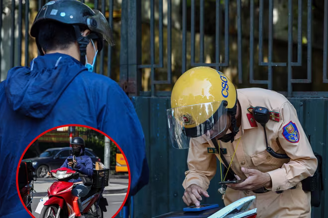 Nhiềi lái xe chủ quan, sử dụng điện thoại khi lái xe, rất nguy hiểm Nhiềi lái xe chủ quan, sử dụng điện thoại khi lái xe, rất nguy hiểm