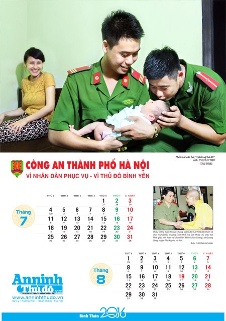 Thông báo về in lịch "Công an thành phố Hà Nội năm 2016" ảnh 5 Thông báo về in lịch "Công an thành phố Hà Nội năm 2016" ảnh 5