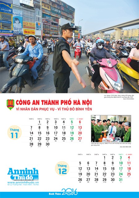 Thông báo về in lịch "Công an thành phố Hà Nội năm 2016" ảnh 7 Thông báo về in lịch "Công an thành phố Hà Nội năm 2016" ảnh 7
