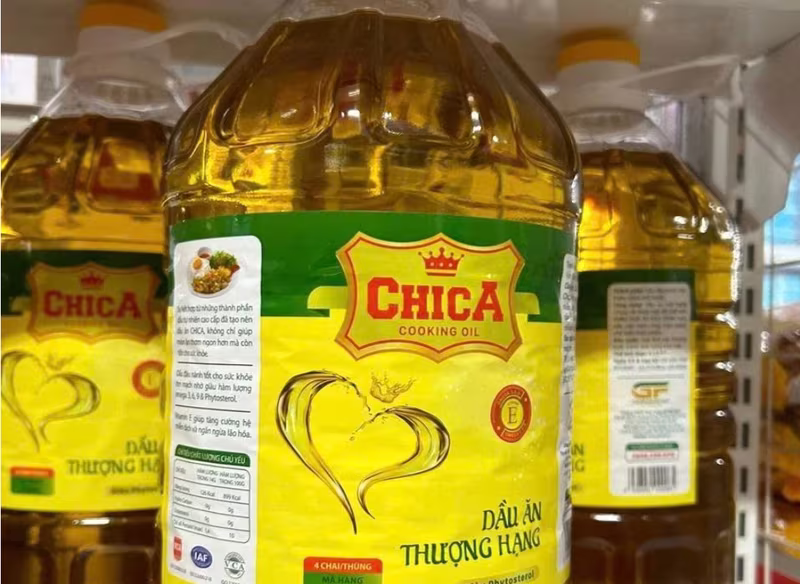 Dầu thực vật CHICA được xác định là hàng giả, kém chất lượng Dầu thực vật CHICA được xác định là hàng giả, kém chất lượng