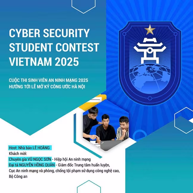 Hơn 300 đội tham gia cuộc thi Sinh viên với An ninh mạng năm 2025 Hơn 300 đội tham gia cuộc thi Sinh viên với An ninh mạng năm 2025