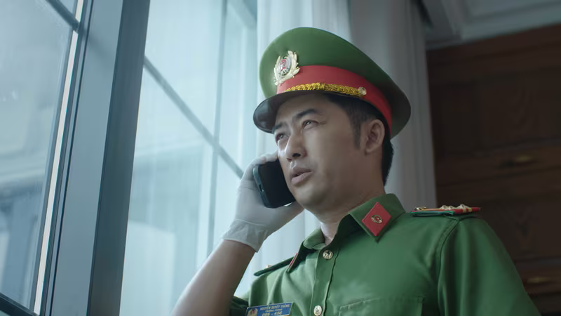 Diễn viên Bảo Anh nối dài thêm mối duyên đóng vai chiến sĩ Công an trong sự nghiệp diễn xuất