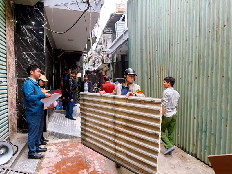 Phường Thanh Liệt kiên quyết xử lý các công trình vi phạm xây dựng trên địa bàn