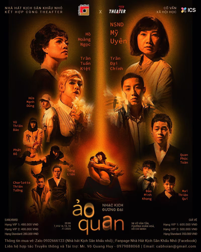 "Ảo quan" là tác phẩm nhạc kịch đương đại mới nhất do nghệ sĩ Chinh Ba chắp bút và đạo diễn "Ảo quan" là tác phẩm nhạc kịch đương đại mới nhất do nghệ sĩ Chinh Ba chắp bút và đạo diễn