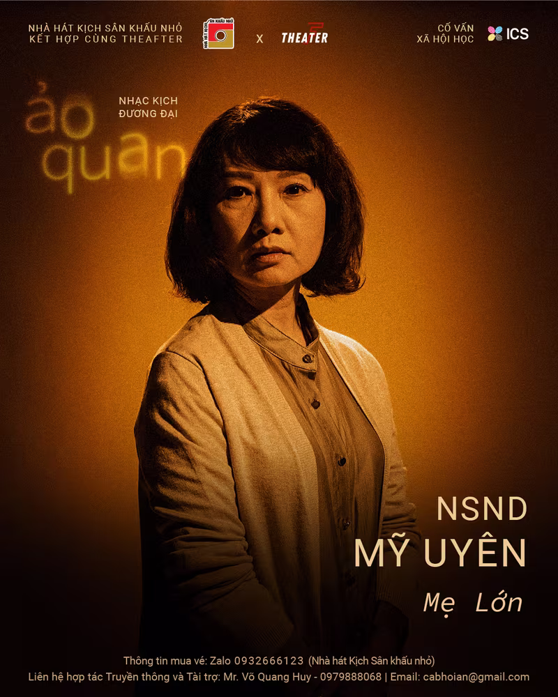 Tạo hình của NSND Mỹ Uyên trong nhạc kịch "Ảo quan" Tạo hình của NSND Mỹ Uyên trong nhạc kịch "Ảo quan"