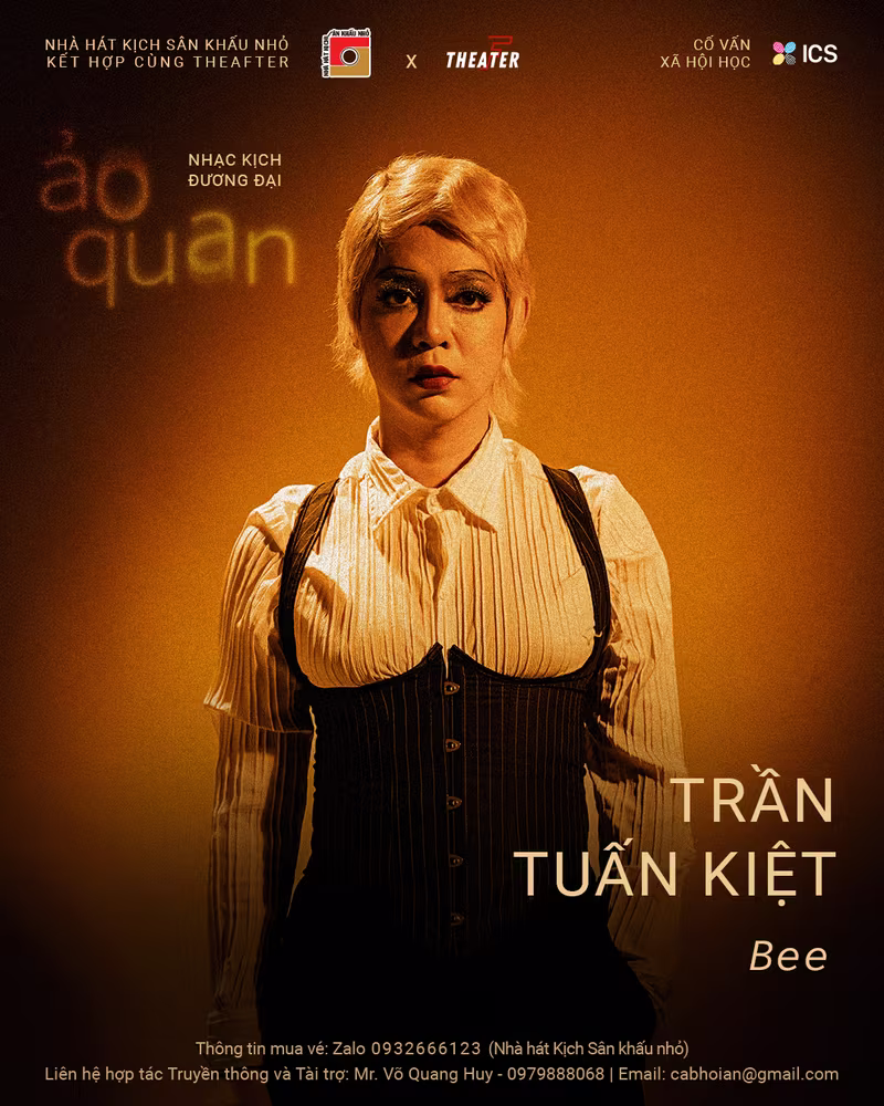 Diễn viên Trần Tuấn Kiệt trong nhạc kịch "Ảo quan" Diễn viên Trần Tuấn Kiệt trong nhạc kịch "Ảo quan"