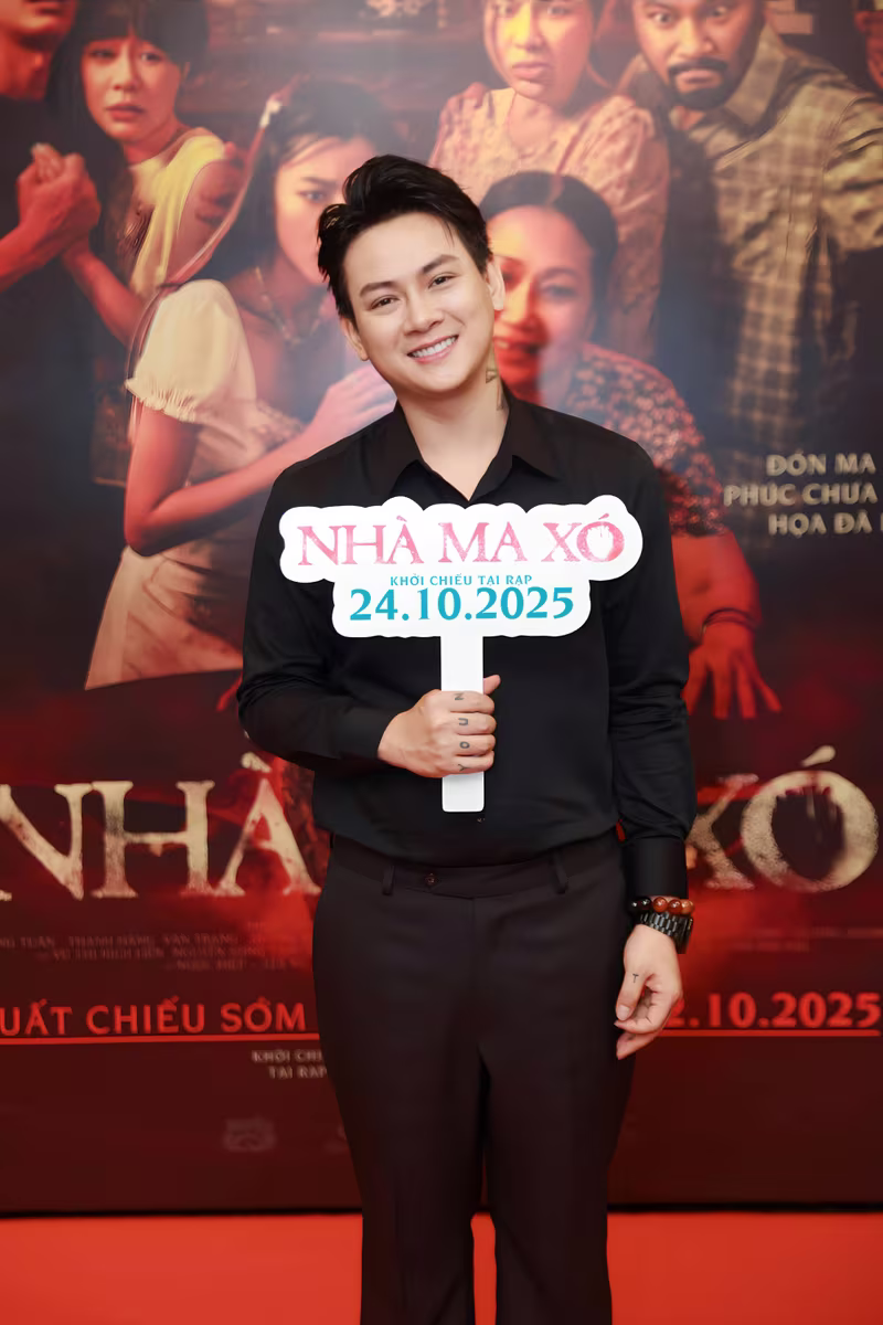 Hoài Lâm xuất hiện tại sự kiện ra mắt truyền thông của &quot;Nhà ma xó&quot;