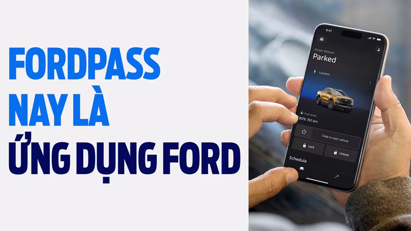 Ford đổi tên ứng dụng FordPass thành ứng dụng Ford Ford đổi tên ứng dụng FordPass thành ứng dụng Ford