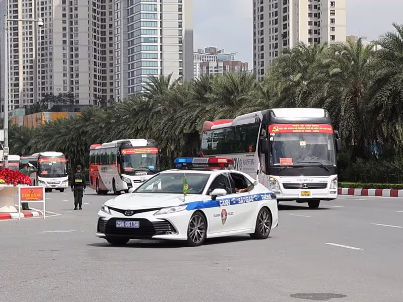 Công tác đón, dẫn đoàn đại biểu dự Đại hội được triển khai bài bản